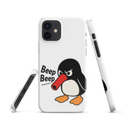 Foto di - Cover Resistente e Compatibile con Ricarica Wireless iPhone – Pinguino Arrabbiato-Smartphone-Biiply