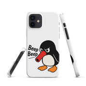 Foto di - Cover Resistente e Compatibile con Ricarica Wireless iPhone – Pinguino Arrabbiato-Smartphone-Biiply