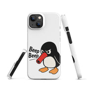 Foto di - Cover Resistente e Compatibile con Ricarica Wireless iPhone – Pinguino Arrabbiato-Smartphone-Biiply