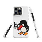 Foto di - Cover Resistente e Compatibile con Ricarica Wireless iPhone – Pinguino Arrabbiato-Smartphone-Biiply