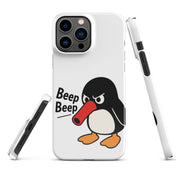Foto di - Cover Resistente e Compatibile con Ricarica Wireless iPhone – Pinguino Arrabbiato-Smartphone-Biiply