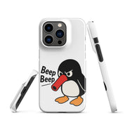 Foto di - Cover Resistente e Compatibile con Ricarica Wireless iPhone – Pinguino Arrabbiato-Smartphone-Biiply