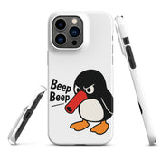Foto di - Cover Resistente e Compatibile con Ricarica Wireless iPhone – Pinguino Arrabbiato-Smartphone-Biiply