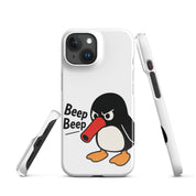 Foto di - Cover Resistente e Compatibile con Ricarica Wireless iPhone – Pinguino Arrabbiato-Smartphone-Biiply