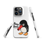 Foto di - Cover Resistente e Compatibile con Ricarica Wireless iPhone – Pinguino Arrabbiato-Smartphone-Biiply