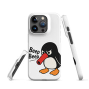 Foto di - Cover Resistente e Compatibile con Ricarica Wireless iPhone – Pinguino Arrabbiato-Smartphone-Biiply