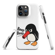 Foto di - Cover Resistente e Compatibile con Ricarica Wireless iPhone – Pinguino Arrabbiato-Smartphone-Biiply