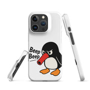 Foto di - Cover Resistente e Compatibile con Ricarica Wireless iPhone – Pinguino Arrabbiato-Smartphone-Biiply