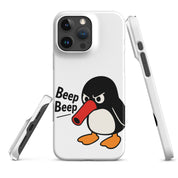 Foto di - Cover Resistente e Compatibile con Ricarica Wireless iPhone – Pinguino Arrabbiato-Smartphone-Biiply