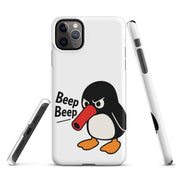 Foto di - Cover Resistente e Compatibile con Ricarica Wireless iPhone – Pinguino Arrabbiato-Smartphone-Biiply