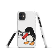 Foto di - Cover Resistente e Compatibile con Ricarica Wireless iPhone – Pinguino Arrabbiato-Smartphone-Biiply