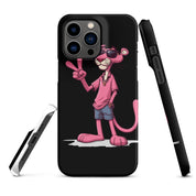 Foto di - Cover Resistente e Compatibile con Ricarica Wireless iPhone – Pink Panter-Smartphone-Biiply