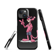 Foto di - Cover Resistente e Compatibile con Ricarica Wireless iPhone – Pink Panter-Smartphone-Biiply