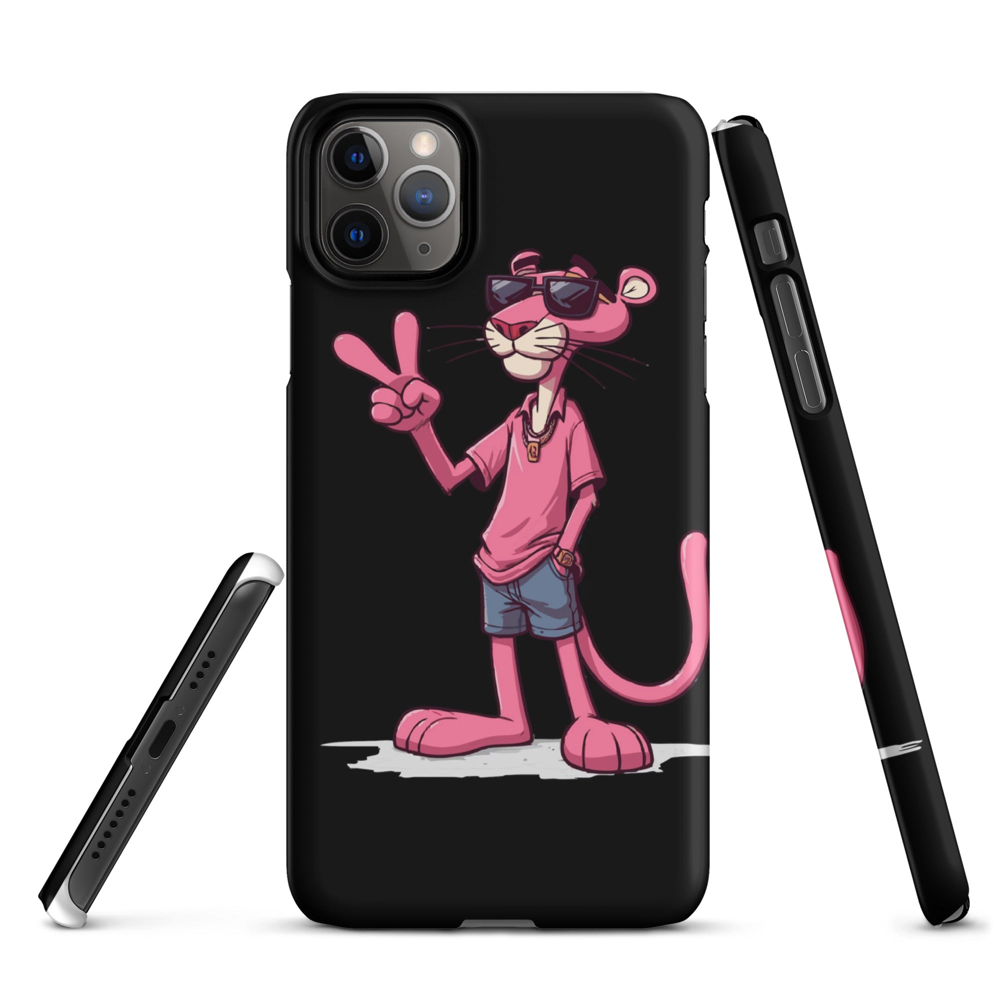 Foto di - Cover Resistente e Compatibile con Ricarica Wireless iPhone – Pink Panter-Smartphone-Biiply