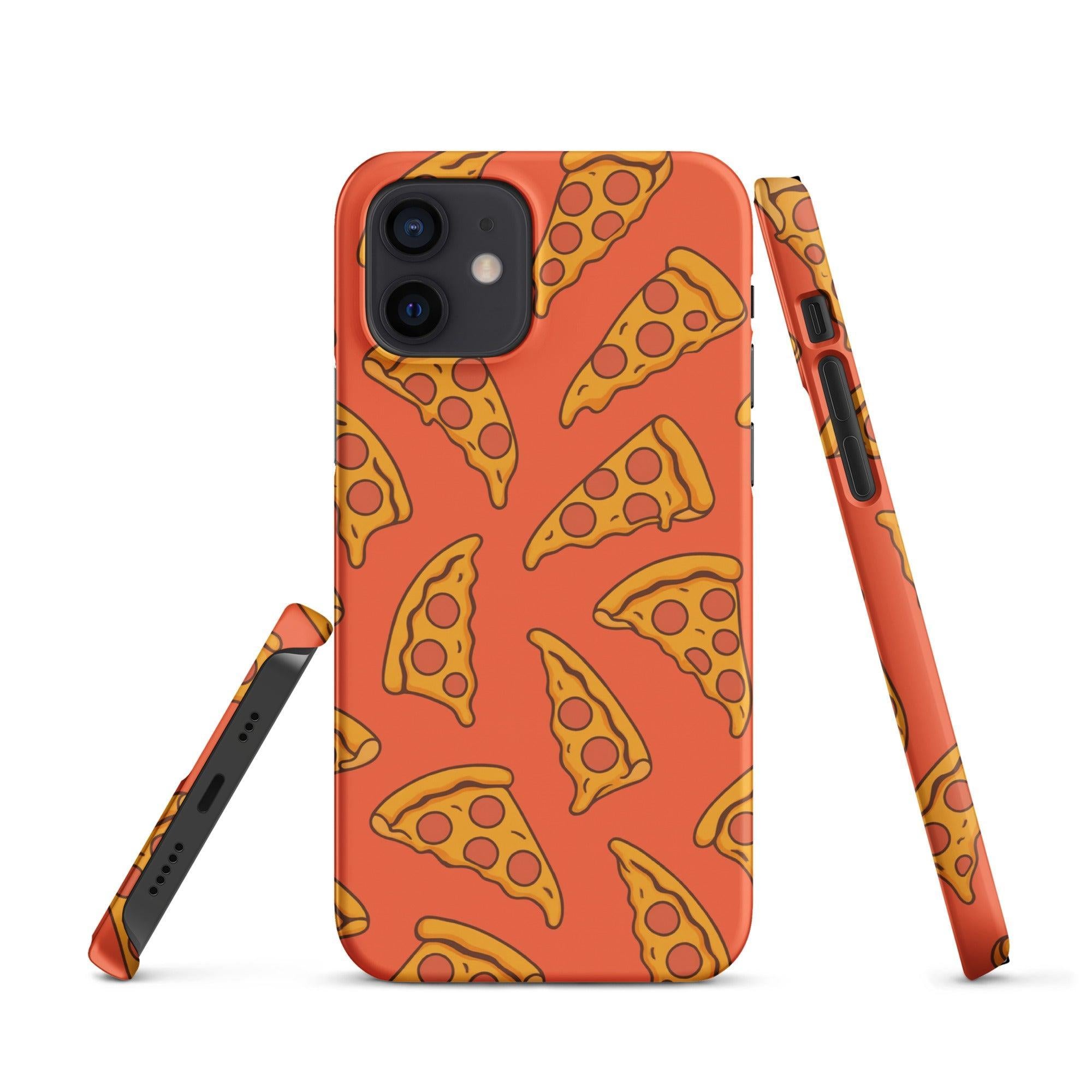 Foto di - Cover Resistente e Compatibile con Ricarica Wireless iPhone – Pizza-Smartphone-Biiply