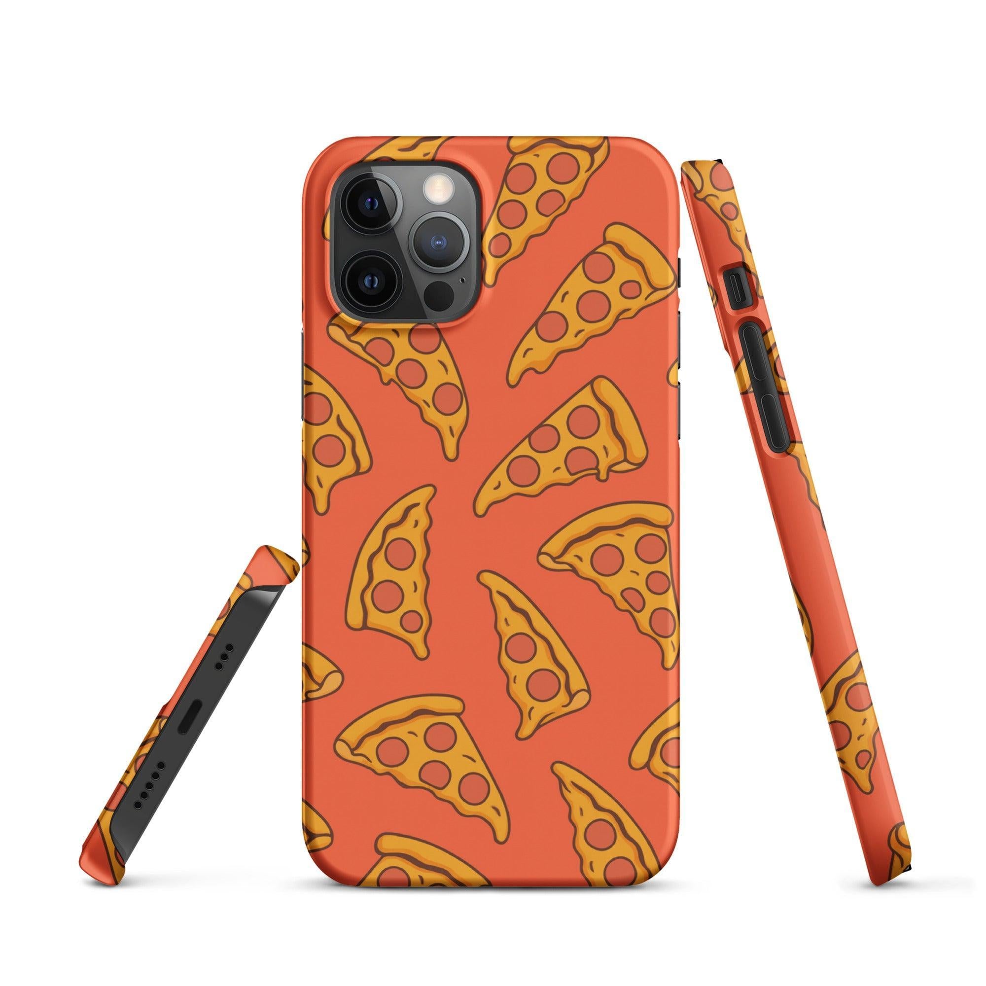 Foto di - Cover Resistente e Compatibile con Ricarica Wireless iPhone – Pizza-Smartphone-Biiply