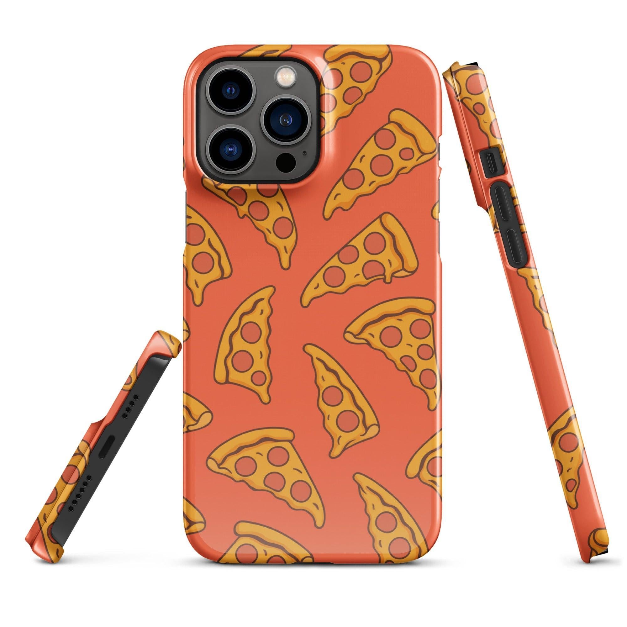 Foto di - Cover Resistente e Compatibile con Ricarica Wireless iPhone – Pizza-Smartphone-Biiply