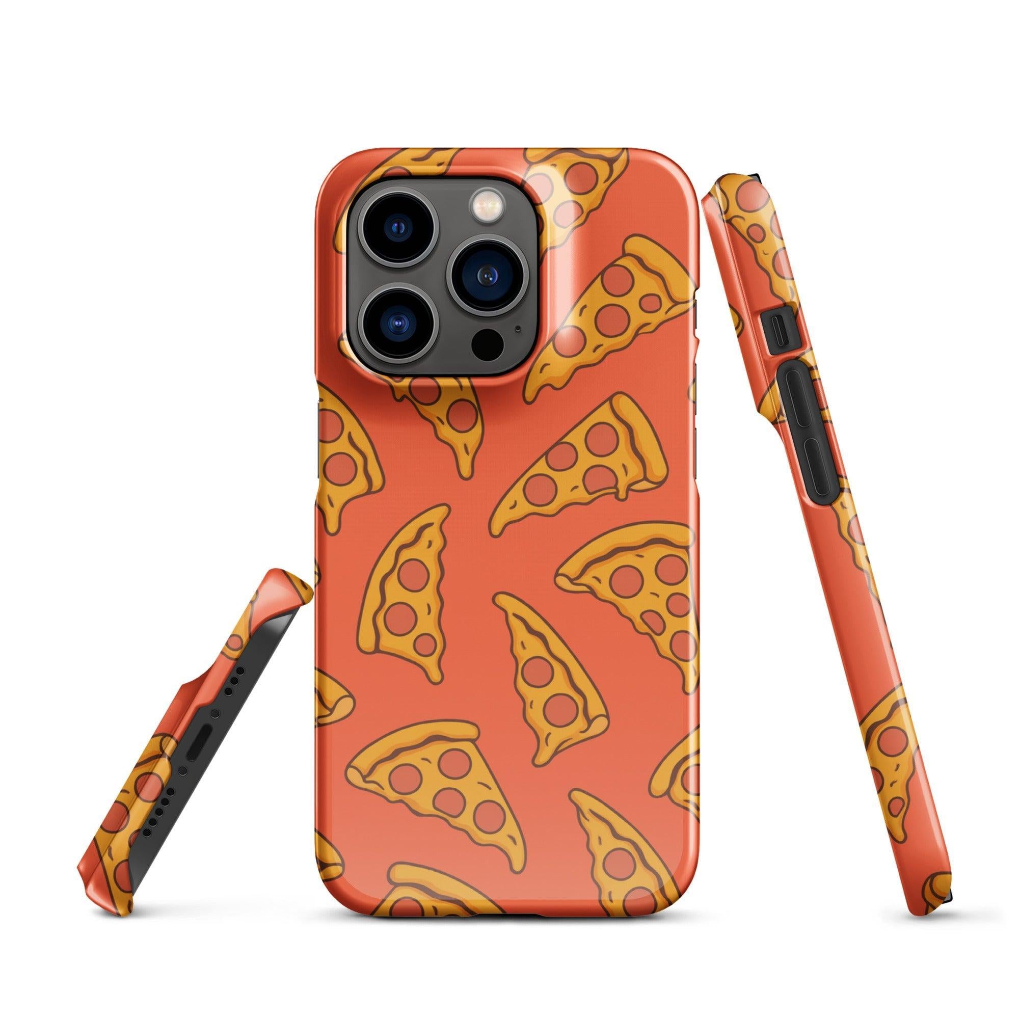 Foto di - Cover Resistente e Compatibile con Ricarica Wireless iPhone – Pizza-Smartphone-Biiply