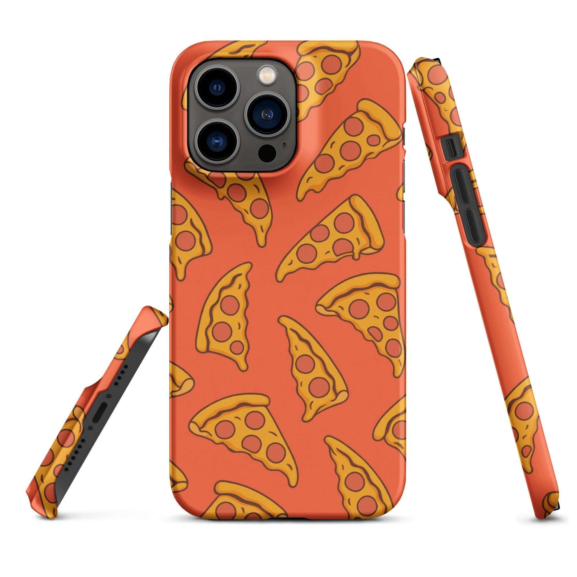 Foto di - Cover Resistente e Compatibile con Ricarica Wireless iPhone – Pizza-Smartphone-Biiply