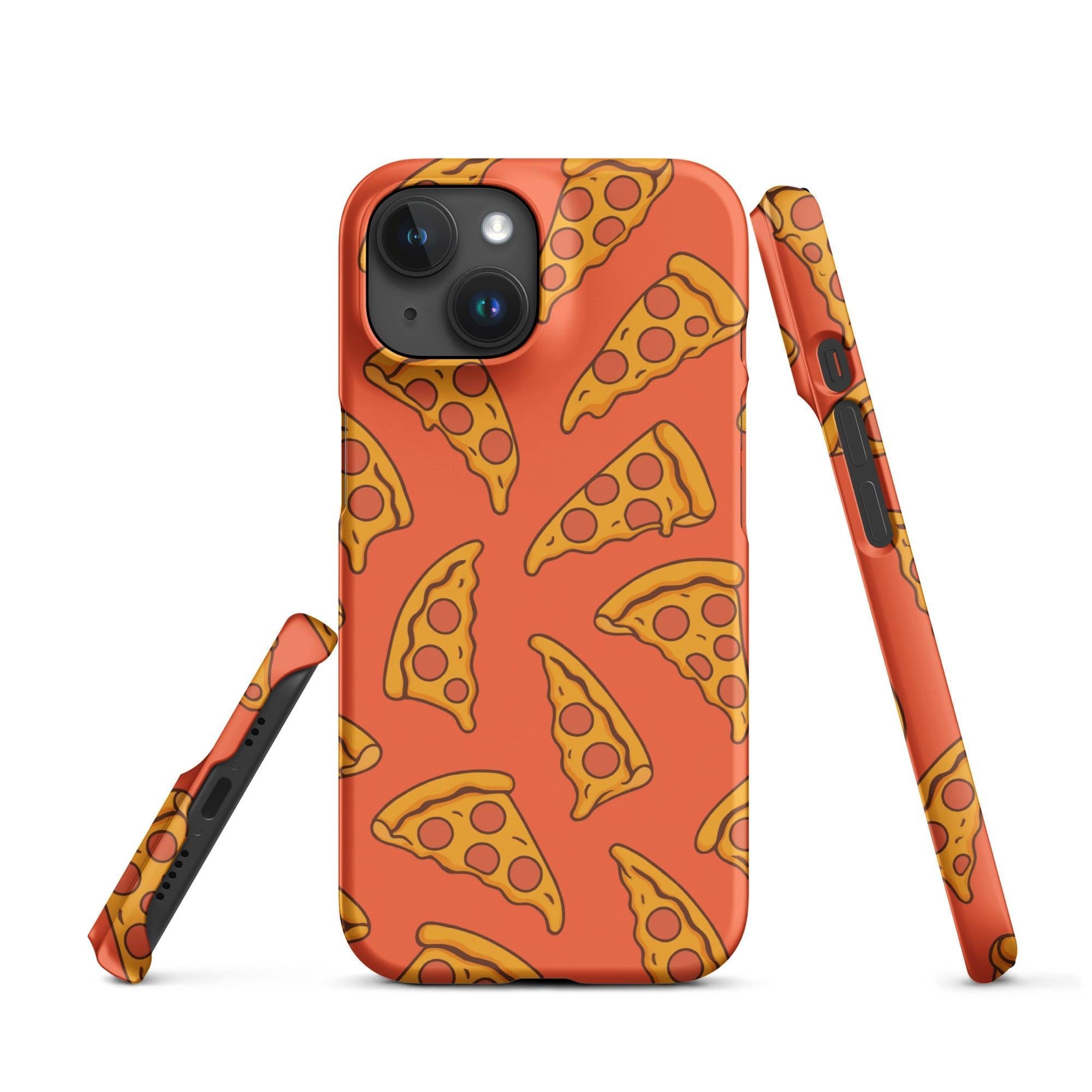 Foto di - Cover Resistente e Compatibile con Ricarica Wireless iPhone – Pizza-Smartphone-Biiply