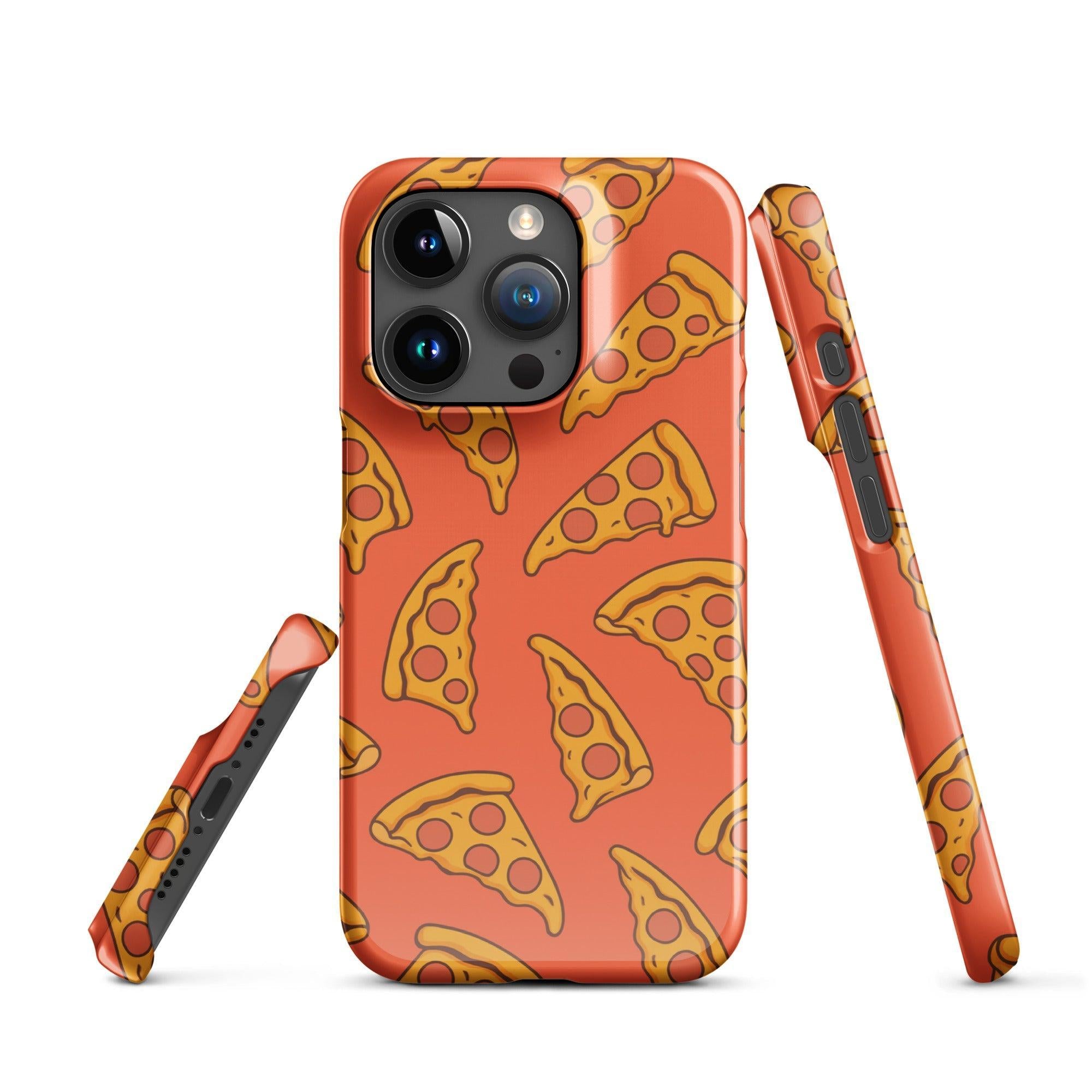 Foto di - Cover Resistente e Compatibile con Ricarica Wireless iPhone – Pizza-Smartphone-Biiply