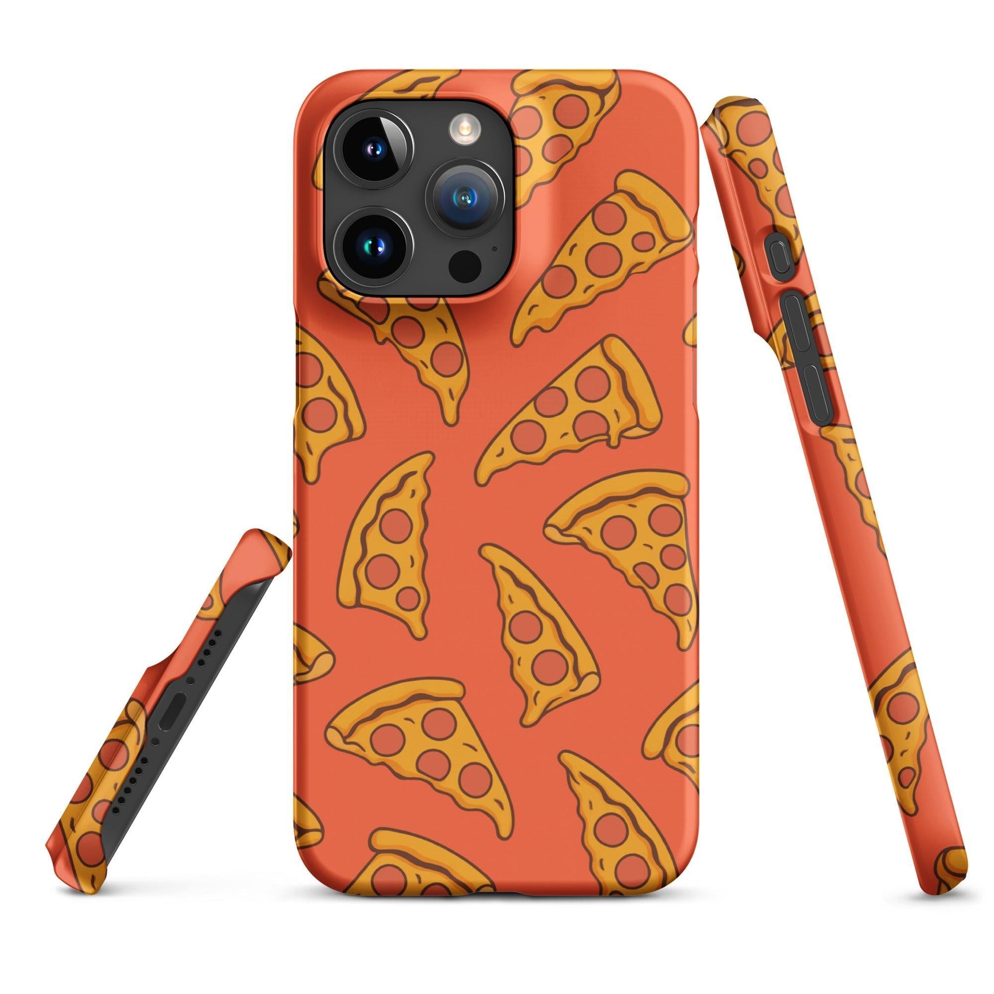Foto di - Cover Resistente e Compatibile con Ricarica Wireless iPhone – Pizza-Smartphone-Biiply