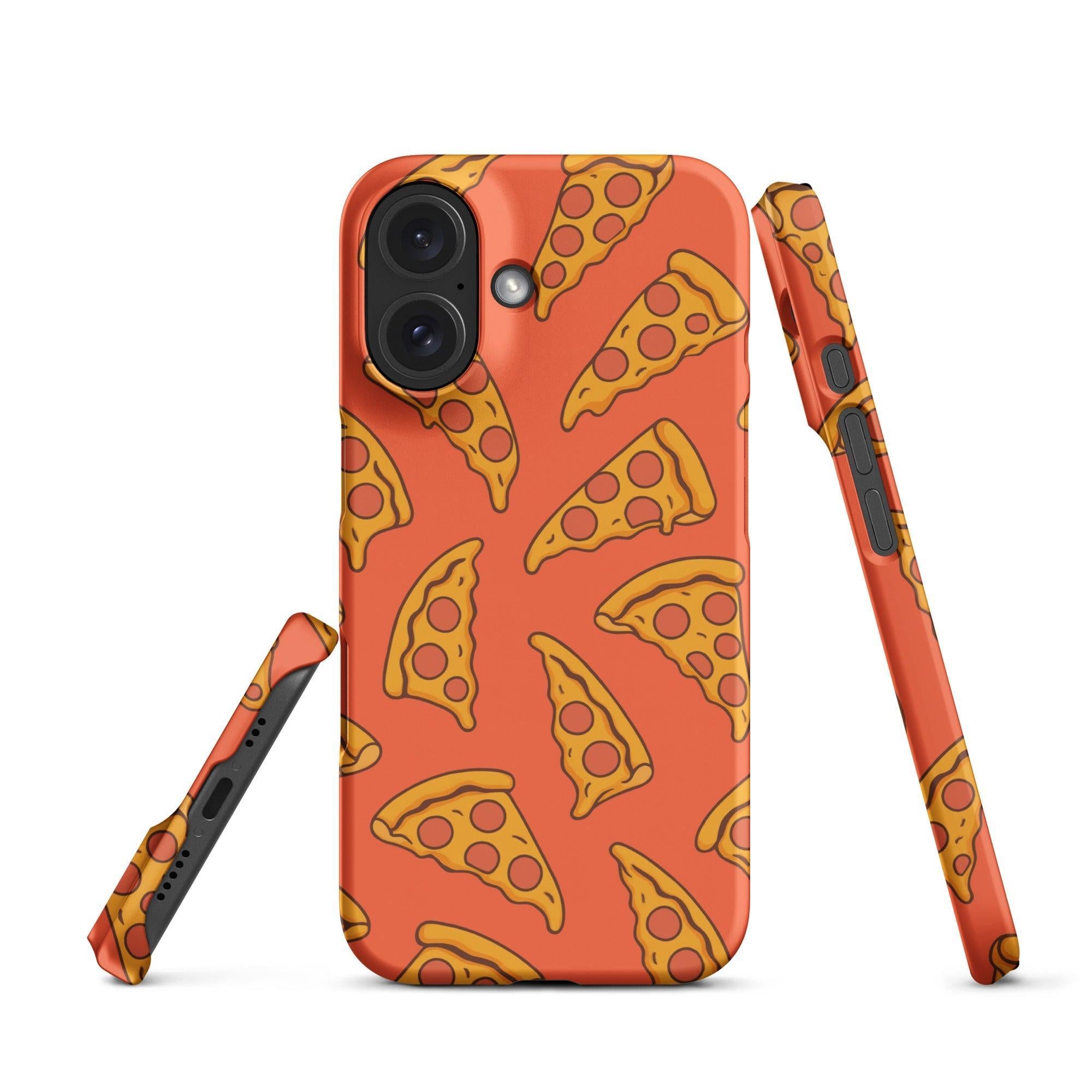 Foto di - Cover Resistente e Compatibile con Ricarica Wireless iPhone – Pizza-Smartphone-Biiply
