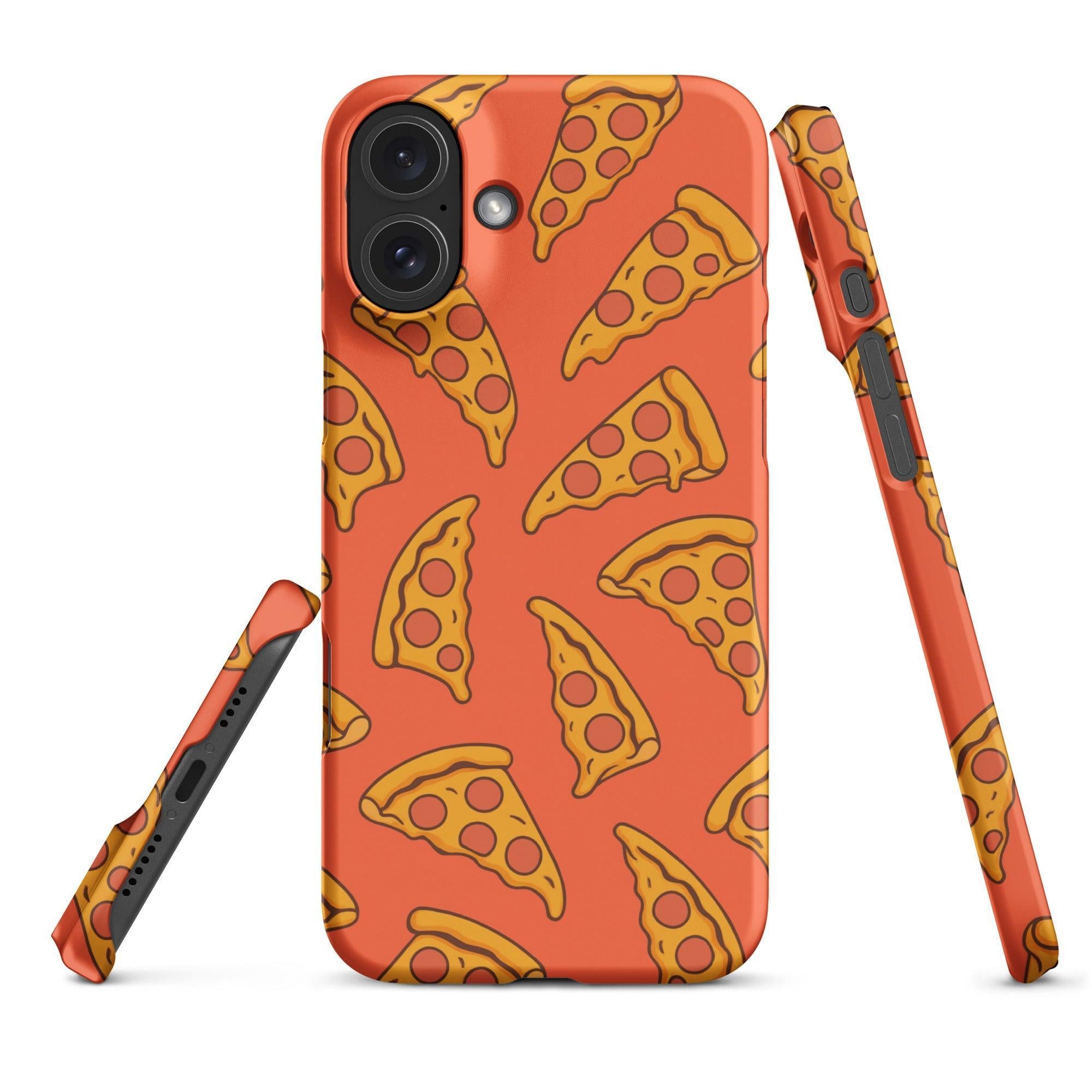 Foto di - Cover Resistente e Compatibile con Ricarica Wireless iPhone – Pizza-Smartphone-Biiply