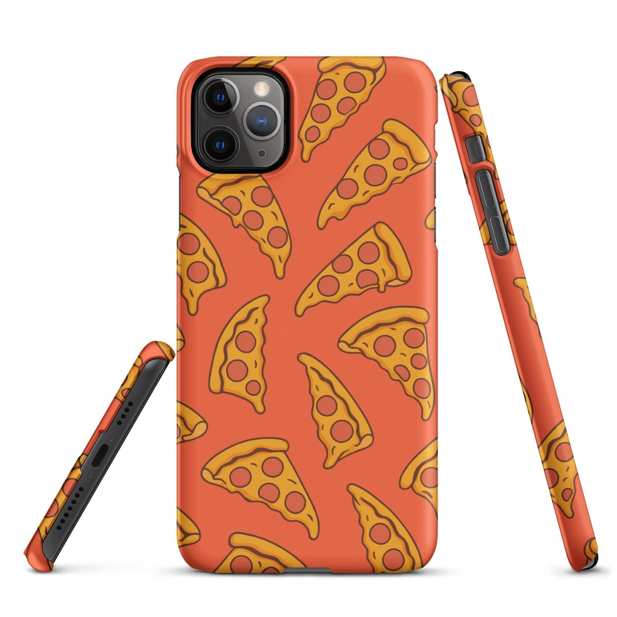 Foto di - Cover Resistente e Compatibile con Ricarica Wireless iPhone – Pizza-Smartphone-Biiply
