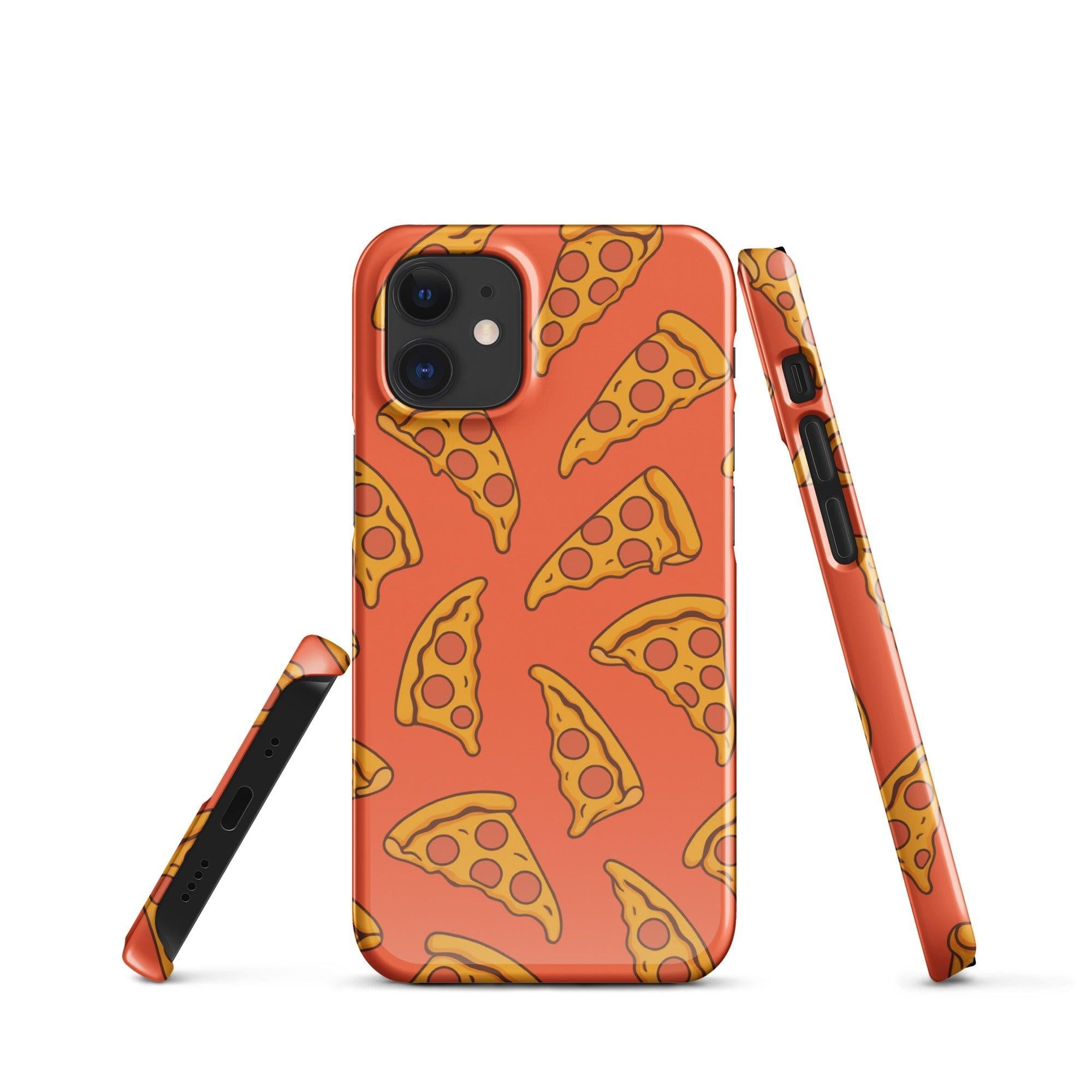 Foto di - Cover Resistente e Compatibile con Ricarica Wireless iPhone – Pizza-Smartphone-Biiply