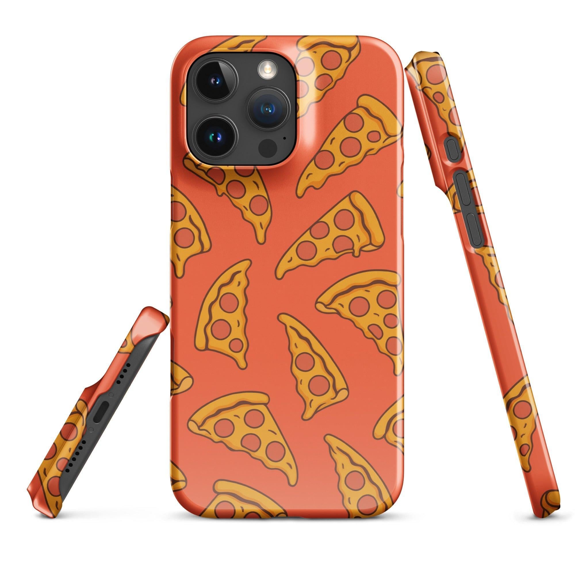 Foto di - Cover Resistente e Compatibile con Ricarica Wireless iPhone – Pizza-Smartphone-Biiply
