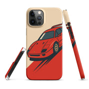 Foto di - Cover Resistente e Compatibile con Ricarica Wireless iPhone – Tessa Rossa-Smartphone-Biiply