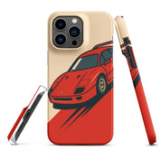 Foto di - Cover Resistente e Compatibile con Ricarica Wireless iPhone – Tessa Rossa-Smartphone-Biiply