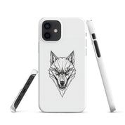 Foto di - Cover Resistente e Compatibile con Ricarica Wireless iPhone – Testa Di Lupo Frame-Smartphone-Biiply
