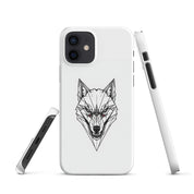 Foto di - Cover Resistente e Compatibile con Ricarica Wireless iPhone – Testa Di Lupo Frame-Smartphone-Biiply