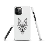 Foto di - Cover Resistente e Compatibile con Ricarica Wireless iPhone – Testa Di Lupo Frame-Smartphone-Biiply