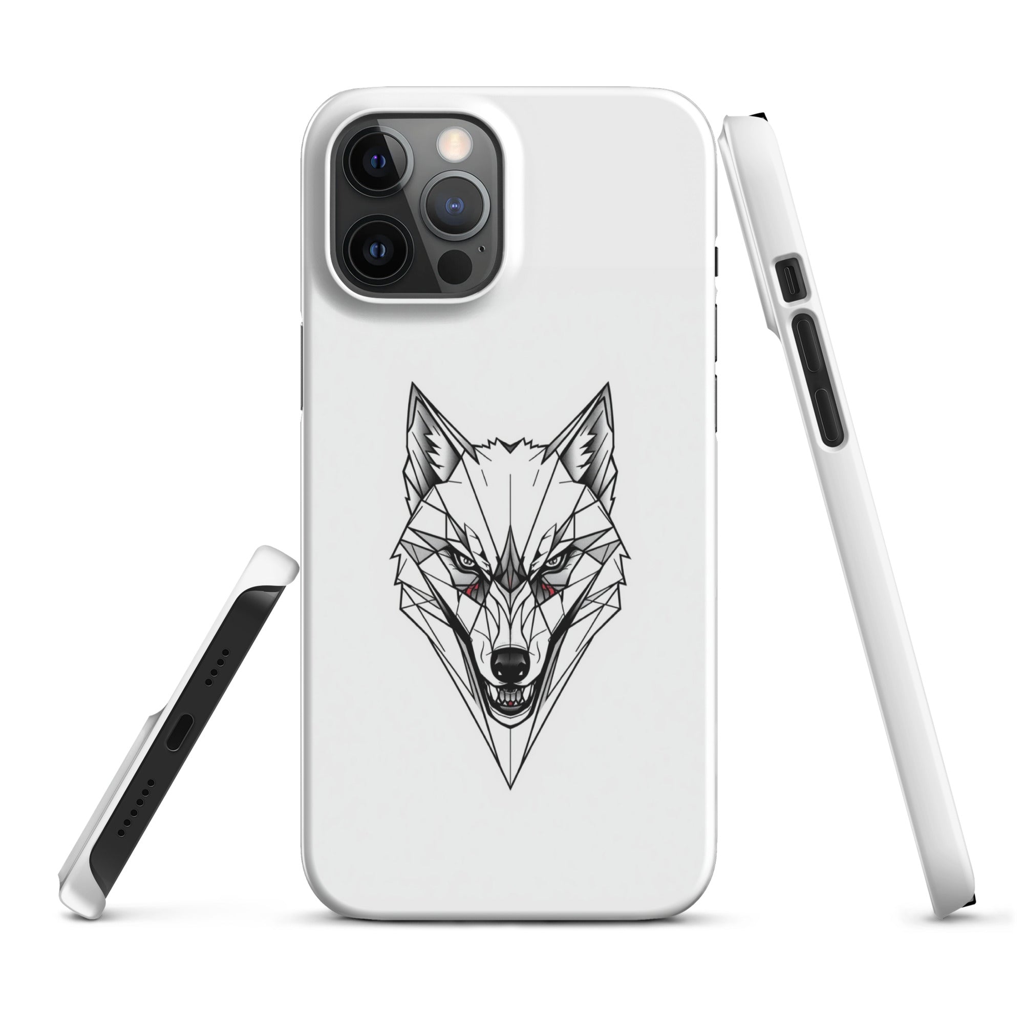 Foto di - Cover Resistente e Compatibile con Ricarica Wireless iPhone – Testa Di Lupo Frame-Smartphone-Biiply