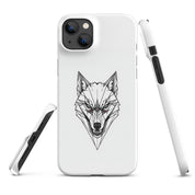 Foto di - Cover Resistente e Compatibile con Ricarica Wireless iPhone – Testa Di Lupo Frame-Smartphone-Biiply