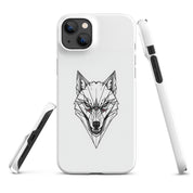 Foto di - Cover Resistente e Compatibile con Ricarica Wireless iPhone – Testa Di Lupo Frame-Smartphone-Biiply