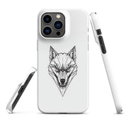 Foto di - Cover Resistente e Compatibile con Ricarica Wireless iPhone – Testa Di Lupo Frame-Smartphone-Biiply