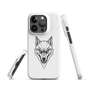 Foto di - Cover Resistente e Compatibile con Ricarica Wireless iPhone – Testa Di Lupo Frame-Smartphone-Biiply