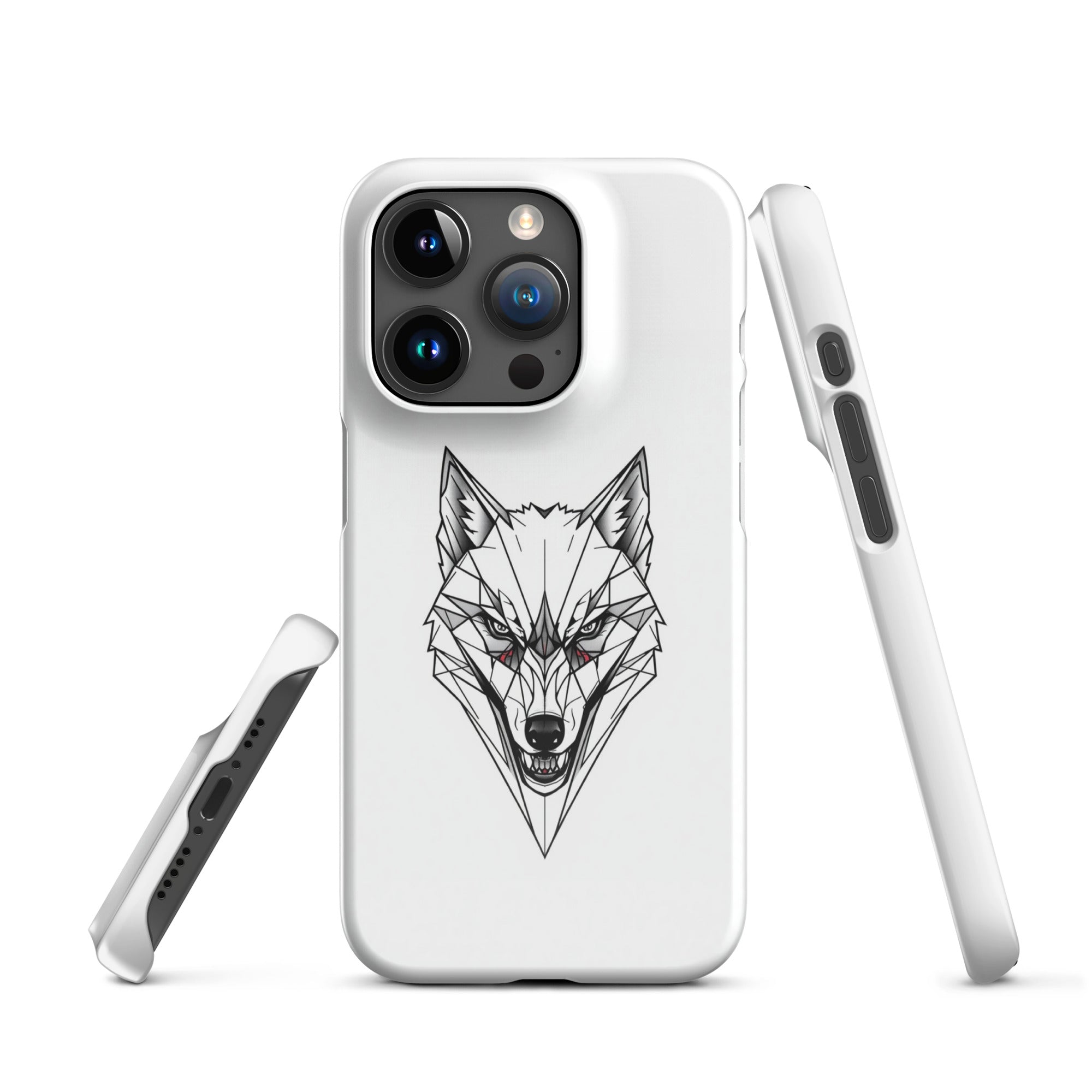 Foto di - Cover Resistente e Compatibile con Ricarica Wireless iPhone – Testa Di Lupo Frame-Smartphone-Biiply