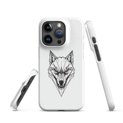 Foto di - Cover Resistente e Compatibile con Ricarica Wireless iPhone – Testa Di Lupo Frame-Smartphone-Biiply