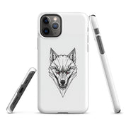 Foto di - Cover Resistente e Compatibile con Ricarica Wireless iPhone – Testa Di Lupo Frame-Smartphone-Biiply