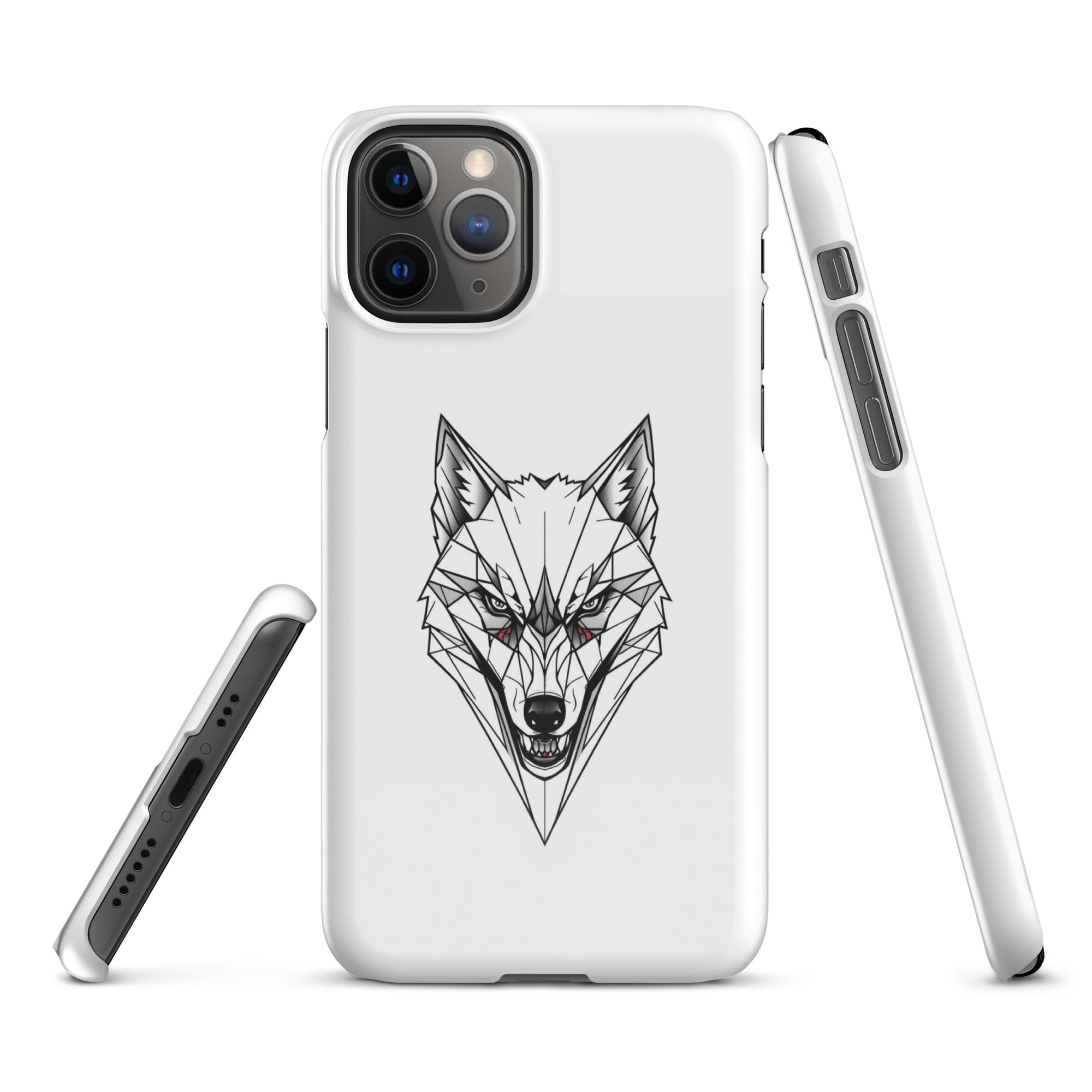 Foto di - Cover Resistente e Compatibile con Ricarica Wireless iPhone – Testa Di Lupo Frame-Smartphone-Biiply