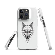 Foto di - Cover Resistente e Compatibile con Ricarica Wireless iPhone – Testa Di Lupo Frame-Smartphone-Biiply