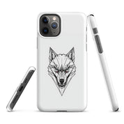 Foto di - Cover Resistente e Compatibile con Ricarica Wireless iPhone – Testa Di Lupo Frame-Smartphone-Biiply