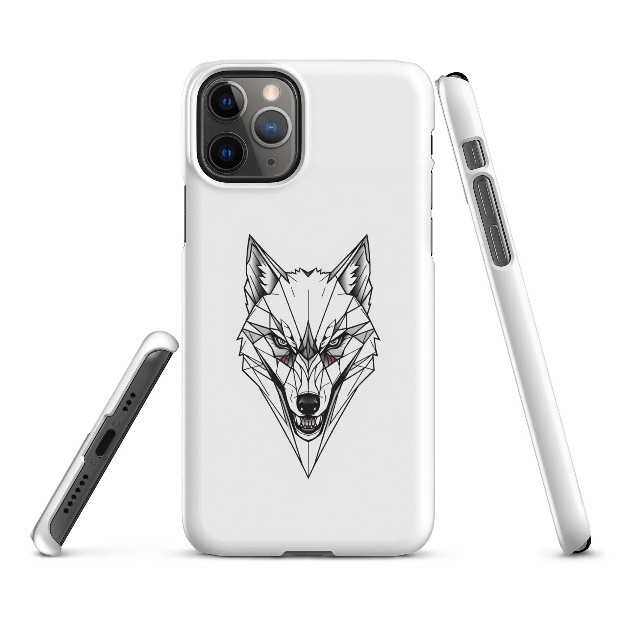 Foto di - Cover Resistente e Compatibile con Ricarica Wireless iPhone – Testa Di Lupo Frame-Smartphone-Biiply