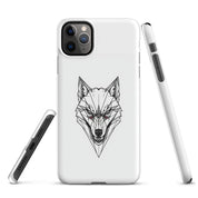 Foto di - Cover Resistente e Compatibile con Ricarica Wireless iPhone – Testa Di Lupo Frame-Smartphone-Biiply