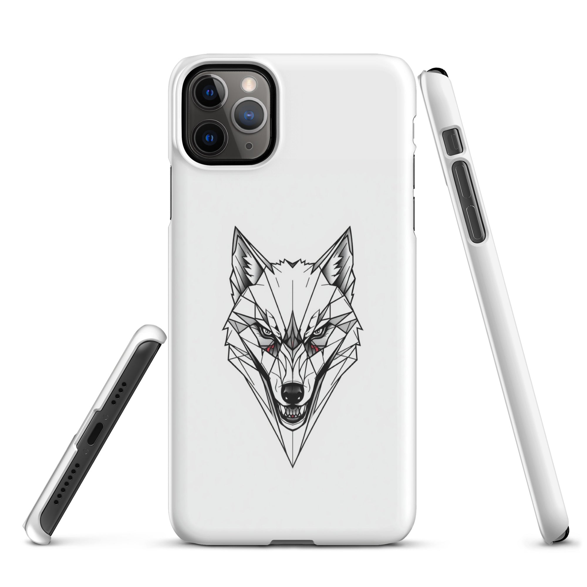 Foto di - Cover Resistente e Compatibile con Ricarica Wireless iPhone – Testa Di Lupo Frame-Smartphone-Biiply